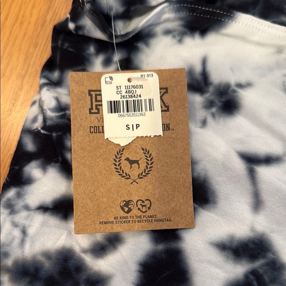 NWT VS Pink | Alabama Crimson Tide Tie-Dye Crop Top - Picture 4 of 4